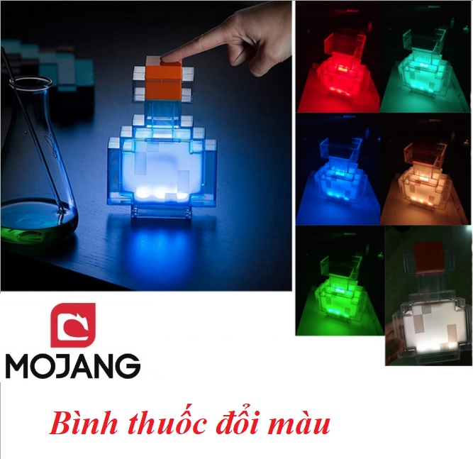 [HCM]Bottle Minecraft phát sáng đổi màu