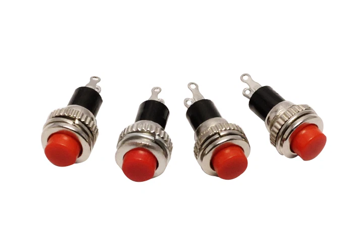 Nút nhấn tròn tự nhả 10mm (XANH - ĐỎ) DS-314