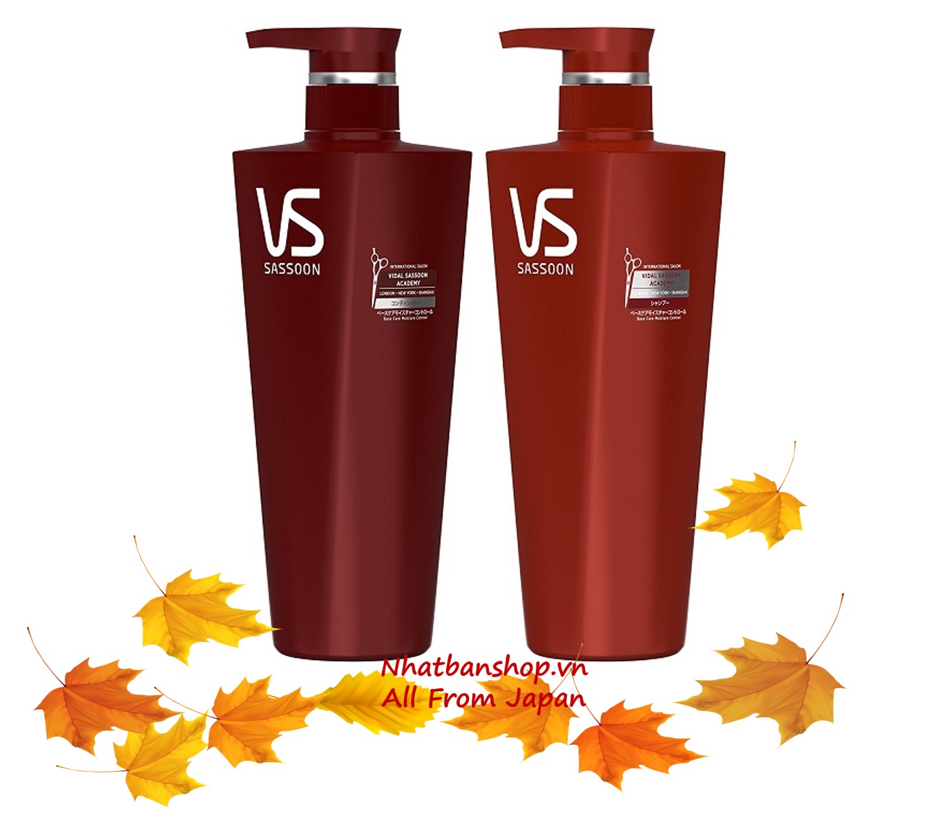 Cặp dầu gội,xả VS Vidal sassoon - Nhật Bản 500ml
