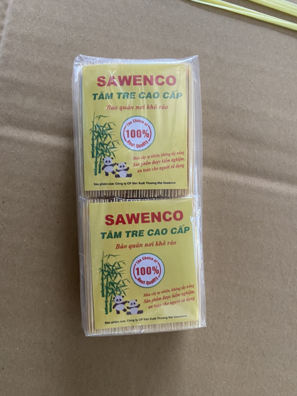 Tăm tre cao cấp lóc 10 gói sawencon
