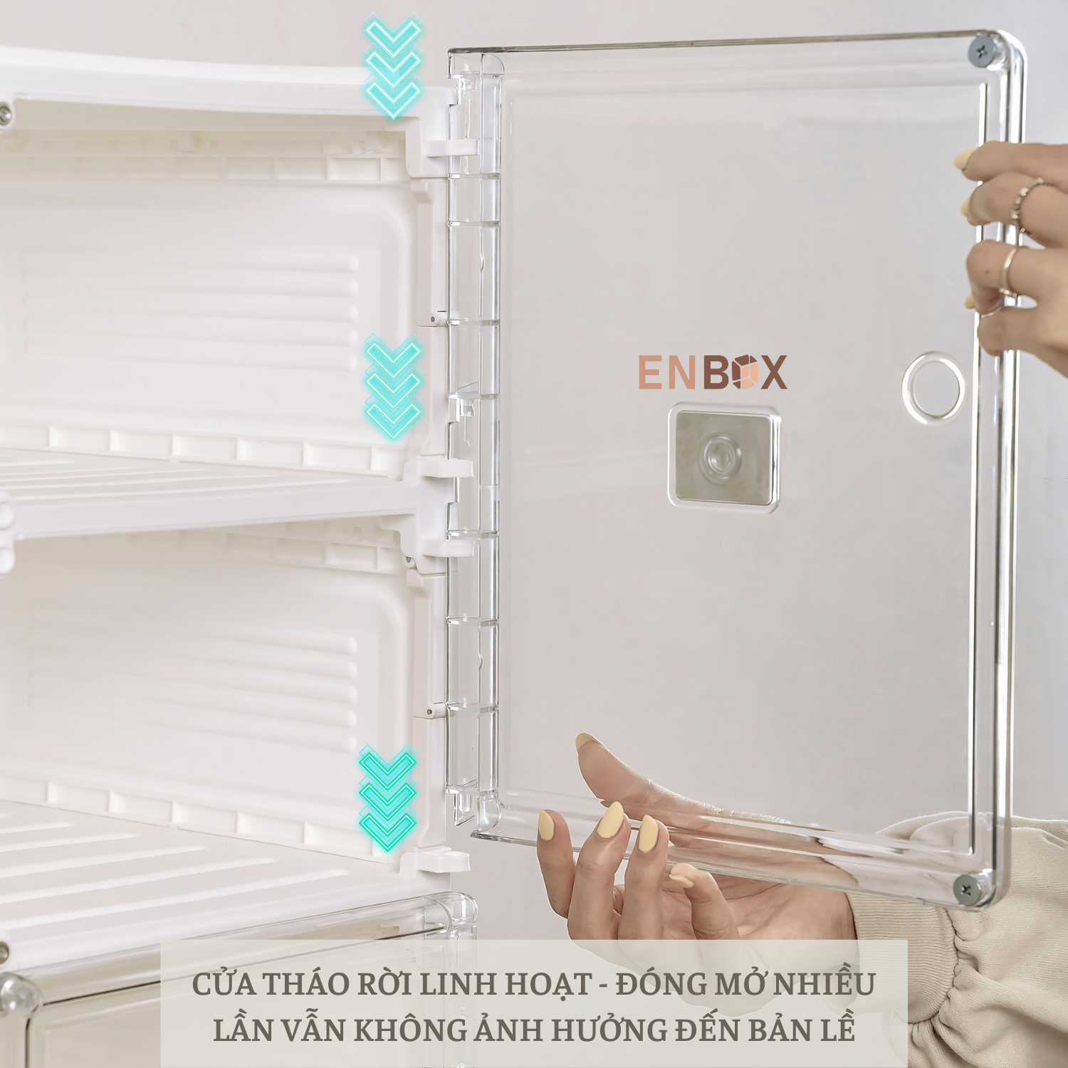 Tủ Giày Độc Thân Enbox Chứa 20 Đôi Giày Dép