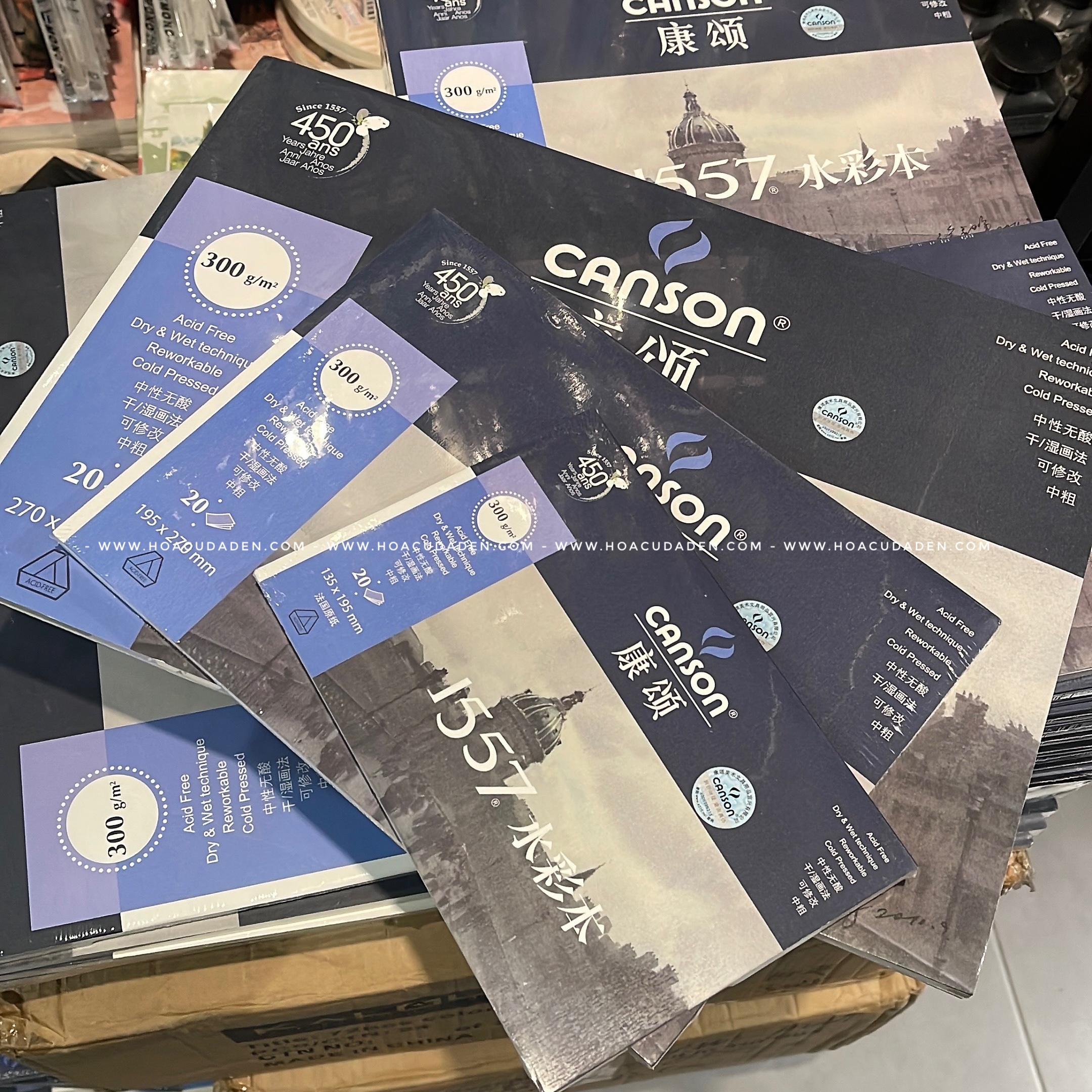 Sổ Vẽ Canson 1557 300gsm