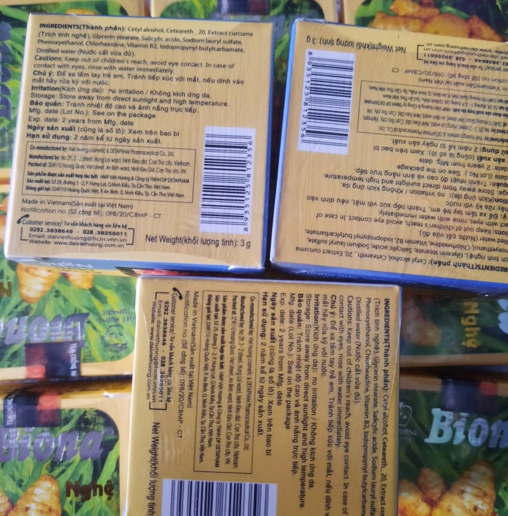kem nghệ biona mụn thâm