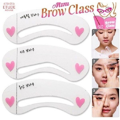 Set 3 khuôn kẻ mày kiểu dáng khác nhau