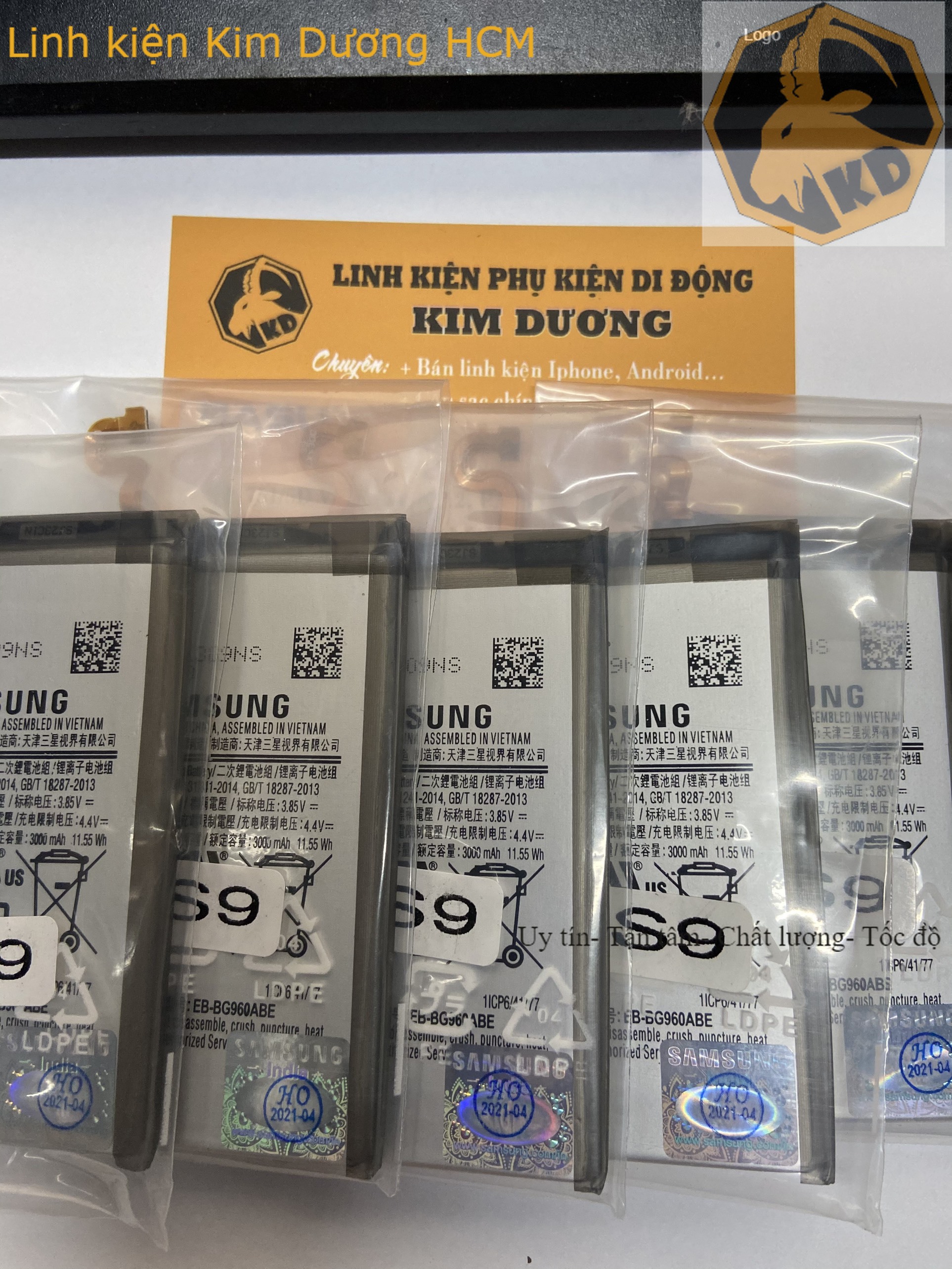 [HCM]Pin Samsung Galaxy S9 G960FD (Mã pin: EB-BG960ABA -3000mAh)