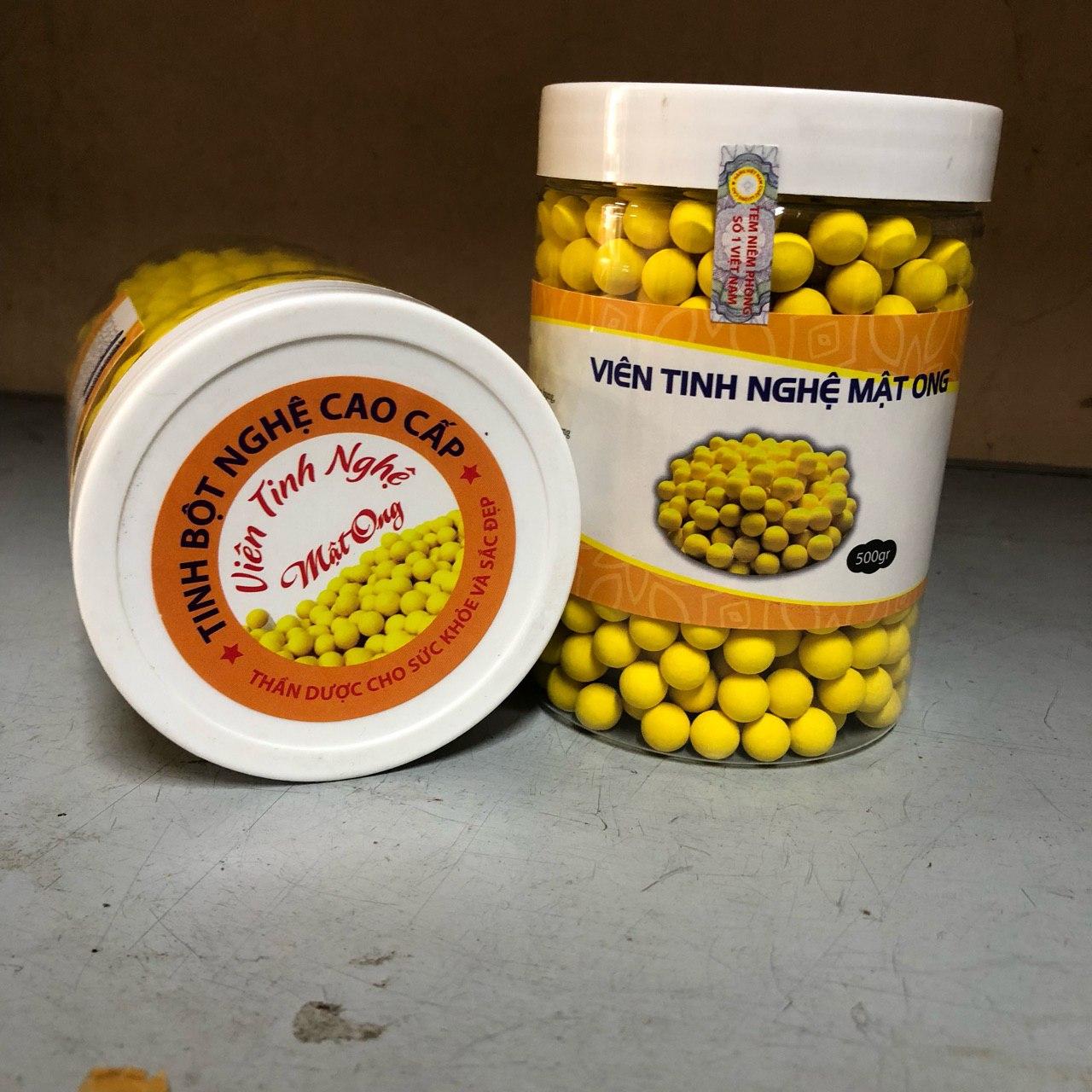1kg viên tinh bột nghệ mật ong