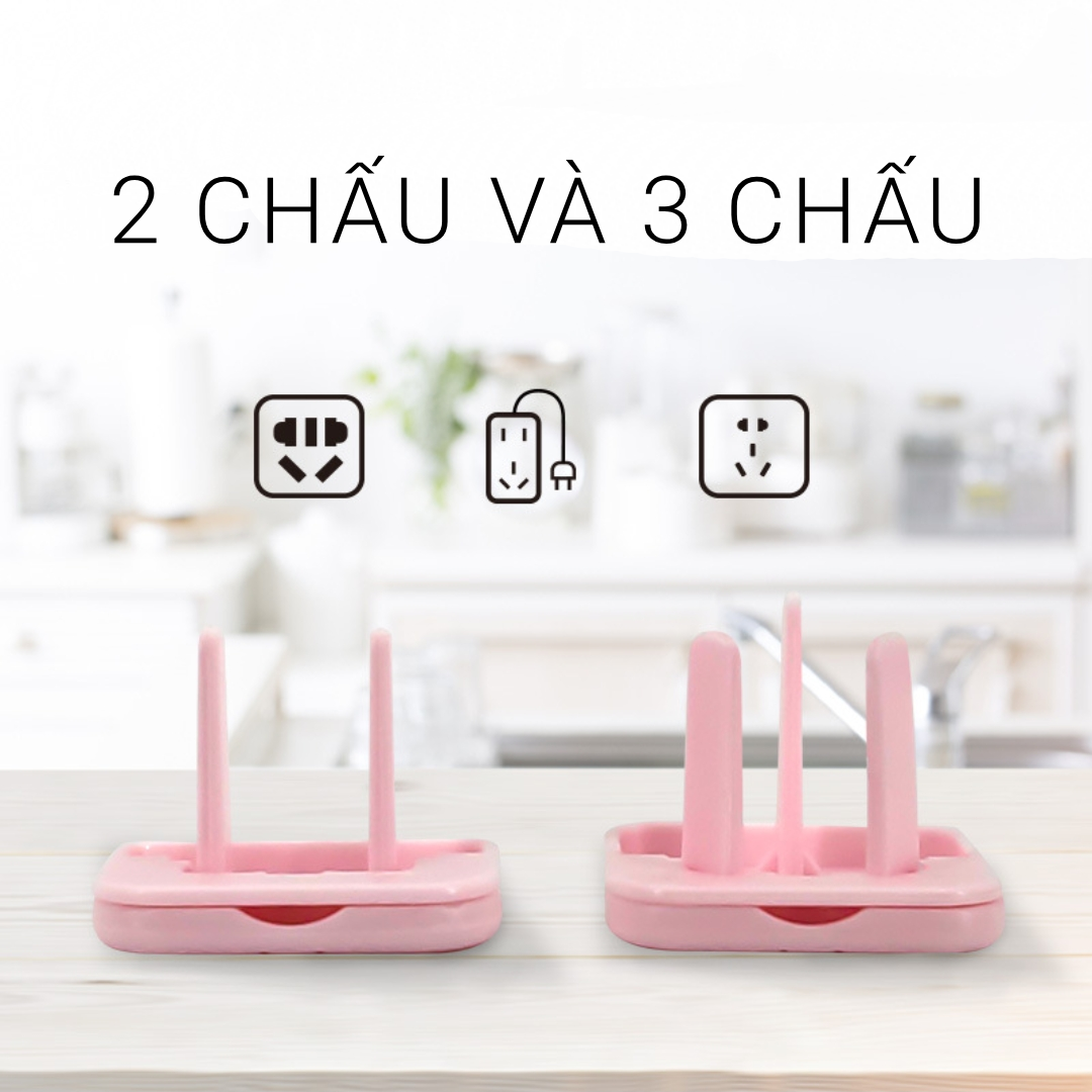 Nút Bịt Ổ Điện 2 Chân 3 Chân Cao Cấp