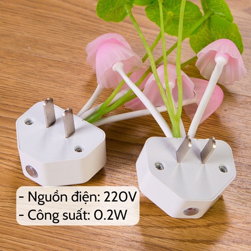Đèn ngủ/Bóng Đèn cảm ứng ánh sáng hình nấm