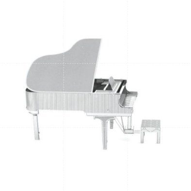 Mô Hình Kim Loại Lắp Ráp 3D Đàn Piano