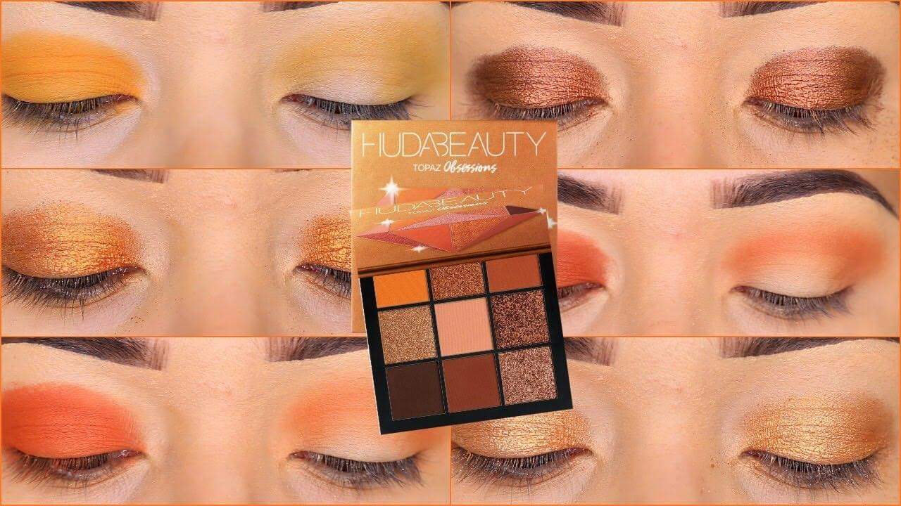 Bảng phấn mắt HUDA BEAUTY Topaz Obsessions EYESHADOW nội địa Mỹ