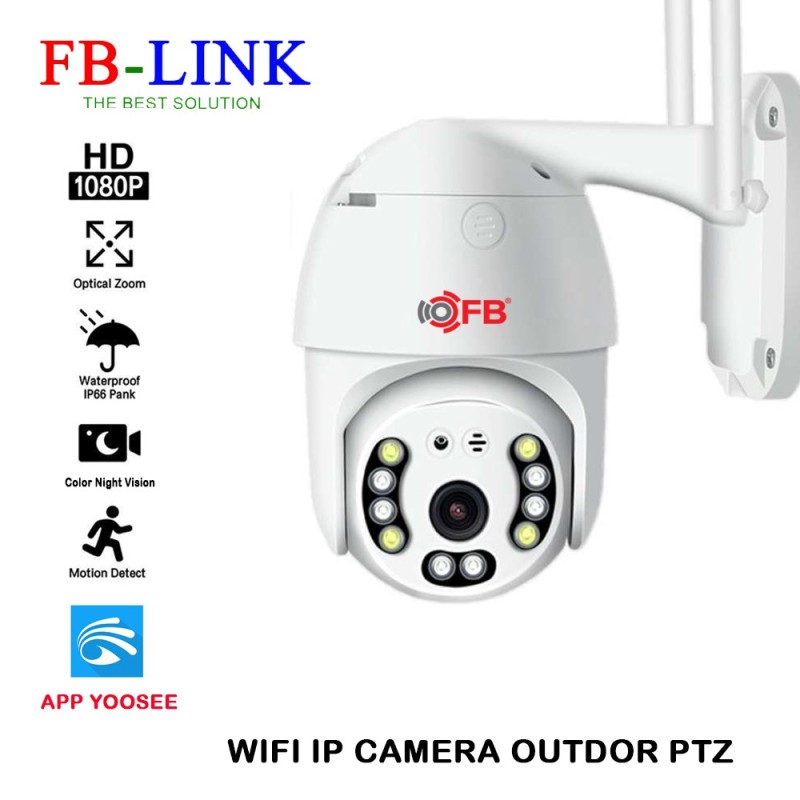 Bảng giá [HCM]Camera IP Wifi Ngoài trời FB-Link GT-5200 Full HD (App Yoosee – Ban đêm có màu) + Adapter Phong Vũ