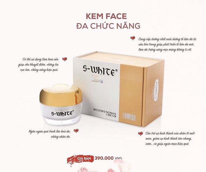 Kem ĐA CHỨC NĂNG Swhite