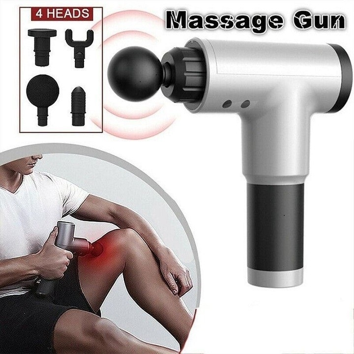Súng massage cầm tay 4 đầu