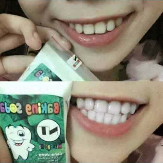 [HCM]Bột Làm Trắng Răng Baking Soda Mix Bạc Hà