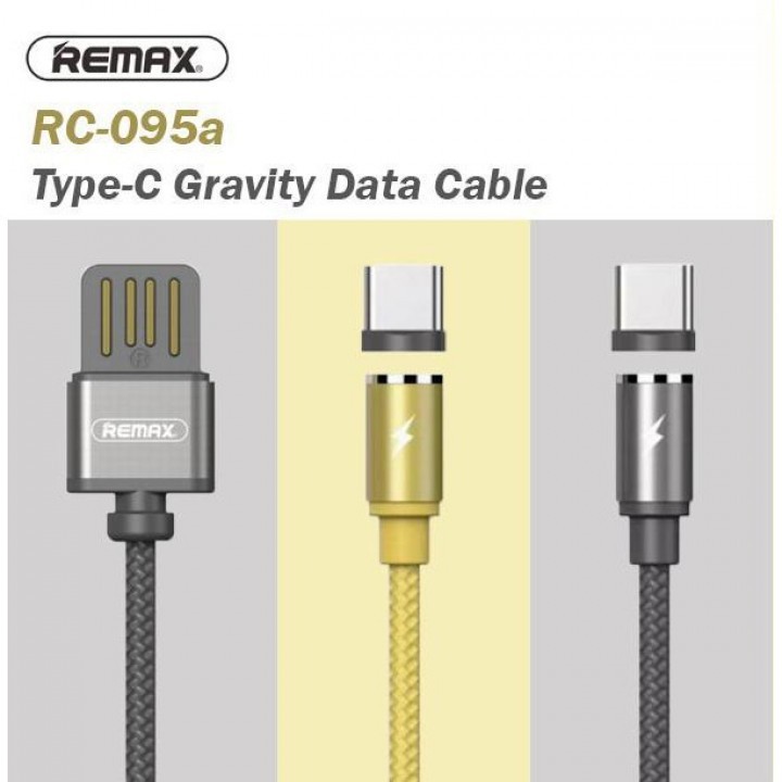 [HCM]Cáp sạc Nam Châm REMAX RC - 095 Series - Sạc cổng Lightning, TypeC & MicroUSB