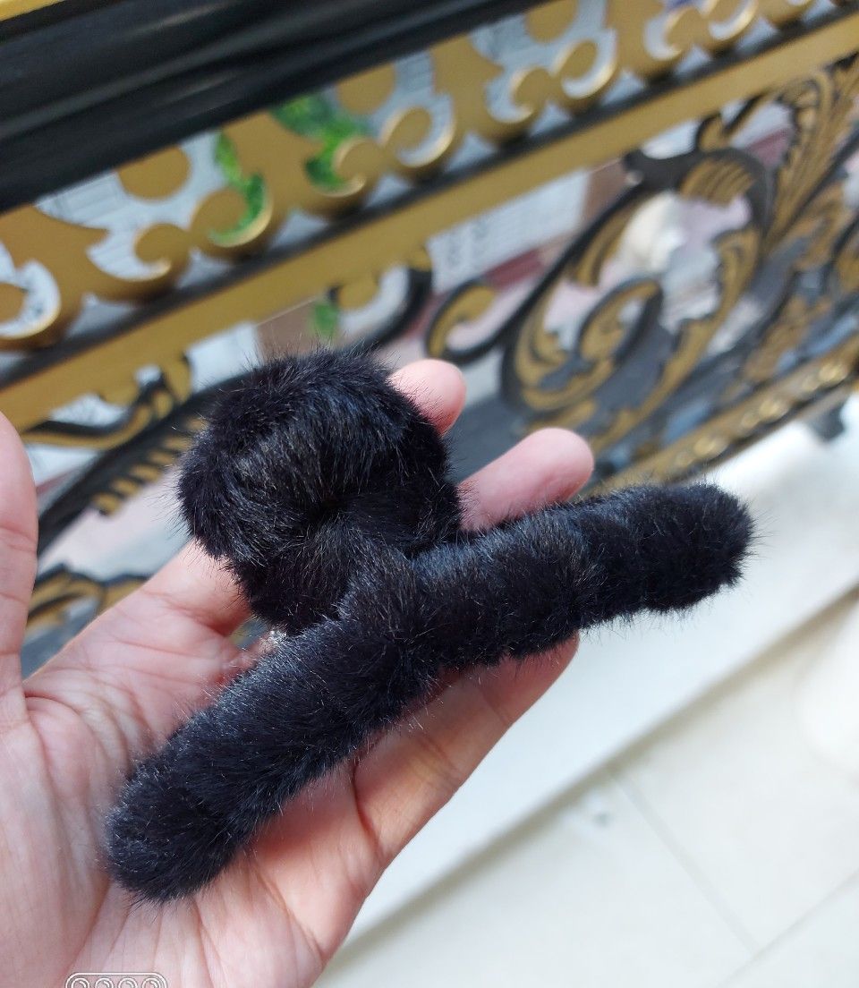 [HCM] KẸP TÓC LÔNG NHUNG HÀN QUỐC