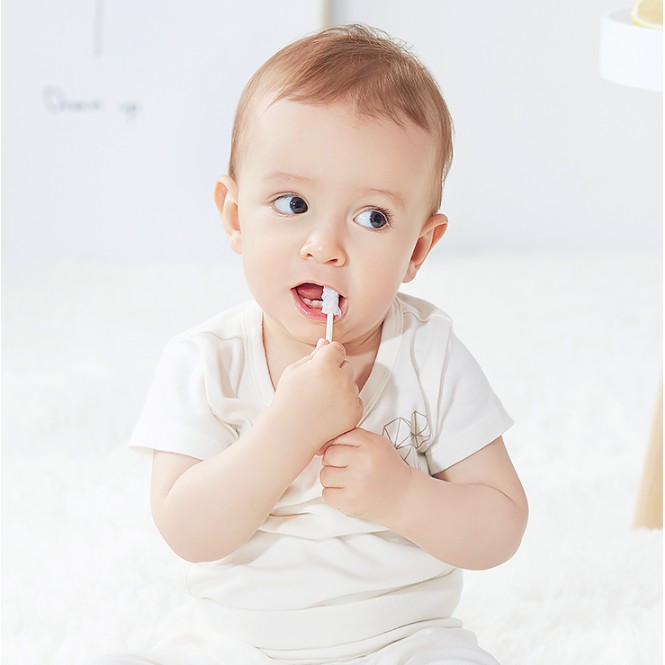 Gạc rơ lưỡi Babuu vệ sinh răng miệng cho bé