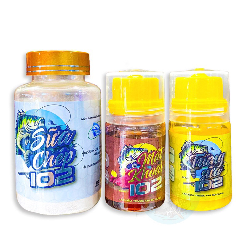 Hương liệu câu chép 102 thành phát trứng sữa 102 - sữa chép 102 - mật khoai 102