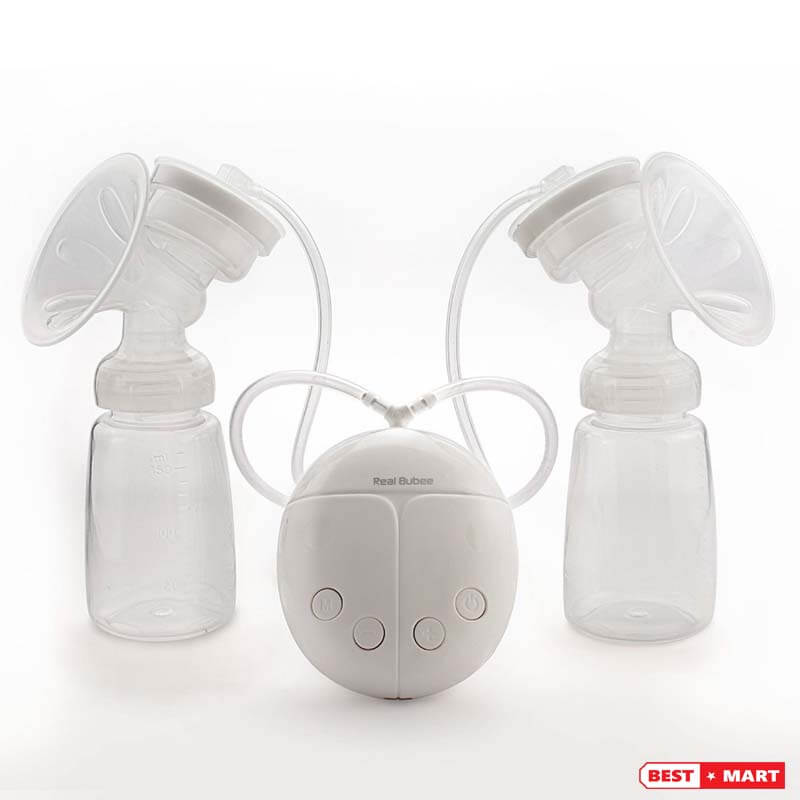 [HCM]Máy hút sữa điện đôi Real Bubee Chính hãng(Có Massage)