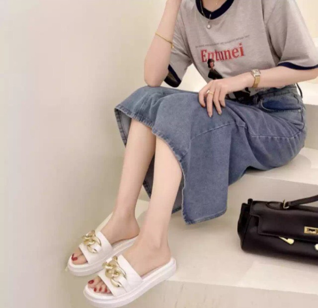 Dép quai ngang siêu nhẹ đế đúc 3,5cm