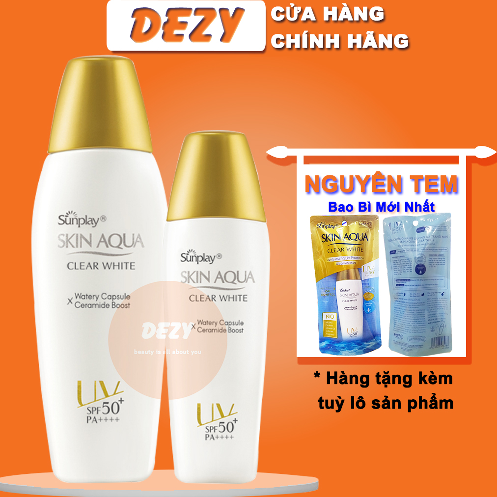 Kem Chống Nắng Sunplay Skin Aqua 25g 55g Chính Hãng Cho Da Dầu Clear White
