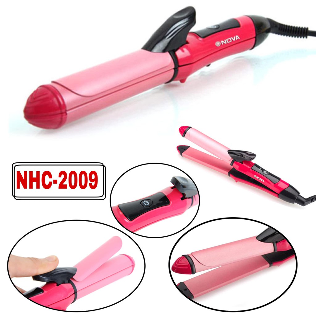 MÁY LÀM TÓC ĐA NĂNG KẸP TÓC CÚP TÓC UỐN TÓC DUỖI TÓC Y518-NHC 2009 - [ Máy cúp tóc, Máy kẹp tóc, Máy duỗi tóc, Duỗi tóc thẳng, Máy uốn thẳng tóc]