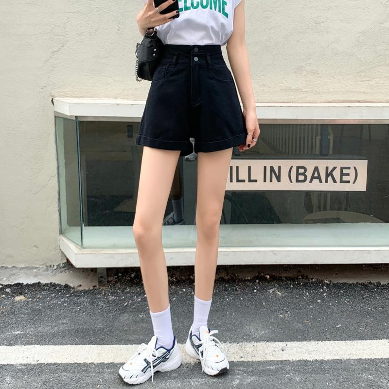 Quần short denim nữ thời trang phong cách hàn quốc - hàng quảng châu loại 1