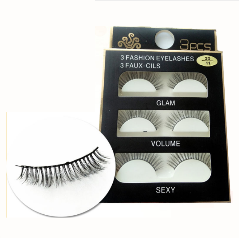 Mi Giả Lông Mi Chồn 3D siêu tự nhiên (Hộp 3 cặp) 7giftshop