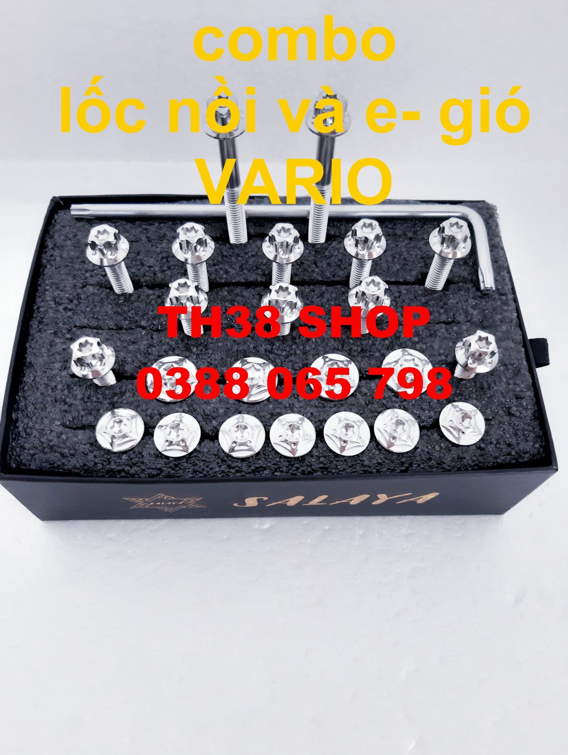 combo ốc lốc nồi e gió vario salaya [23 con]