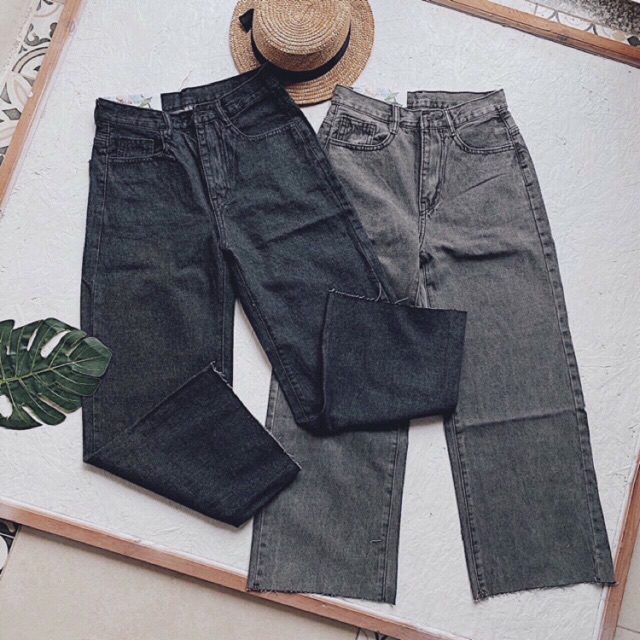 ➿Baggy Jeans Ống Rộng Trơn☀️