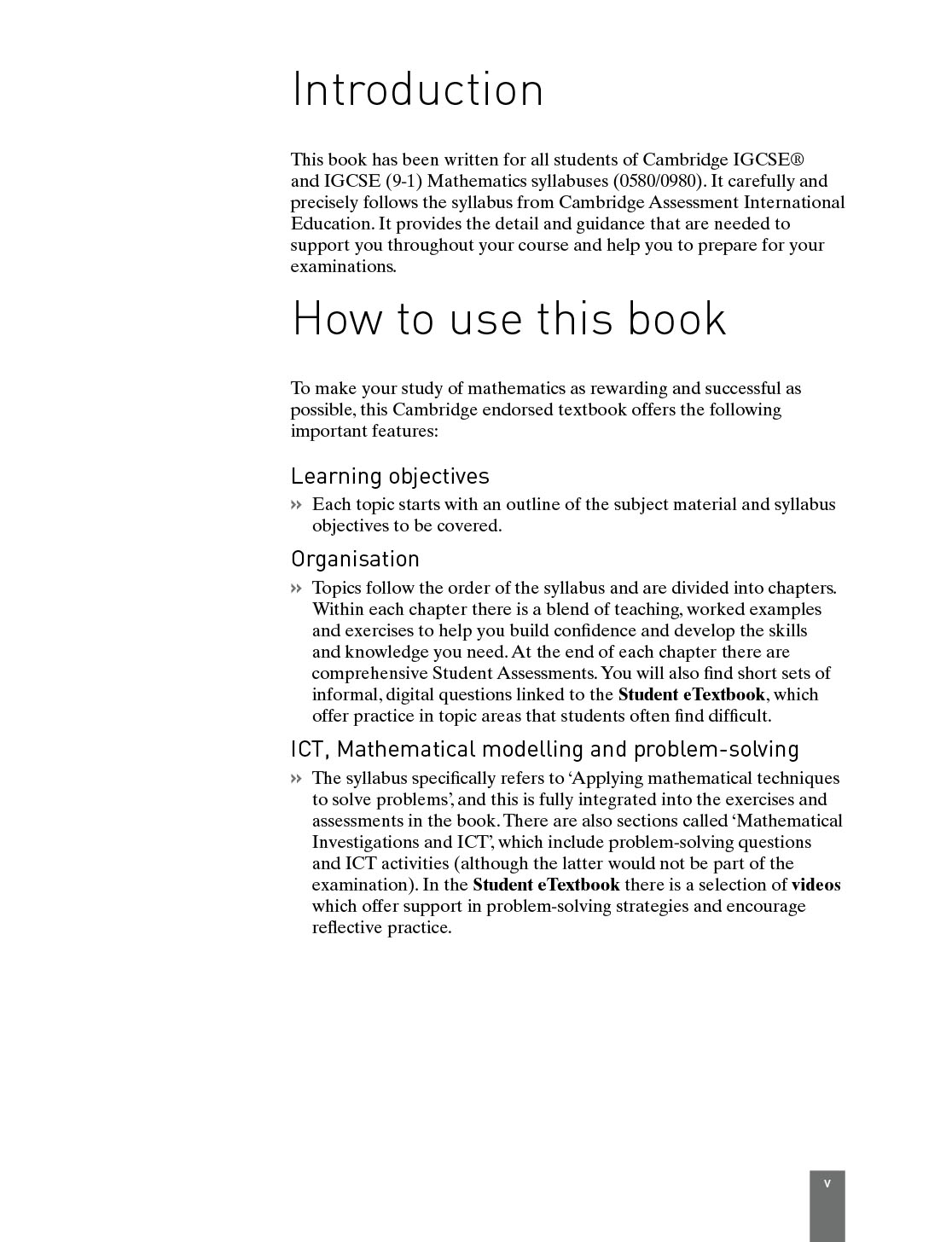 Cambridge IGCSE Mathematics Core and Extended