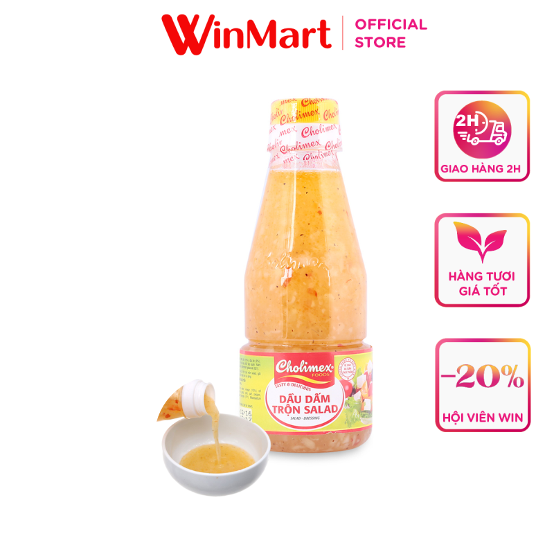 [Siêu thị WinMart] - Dầu dấm trộn salad chai 270g
