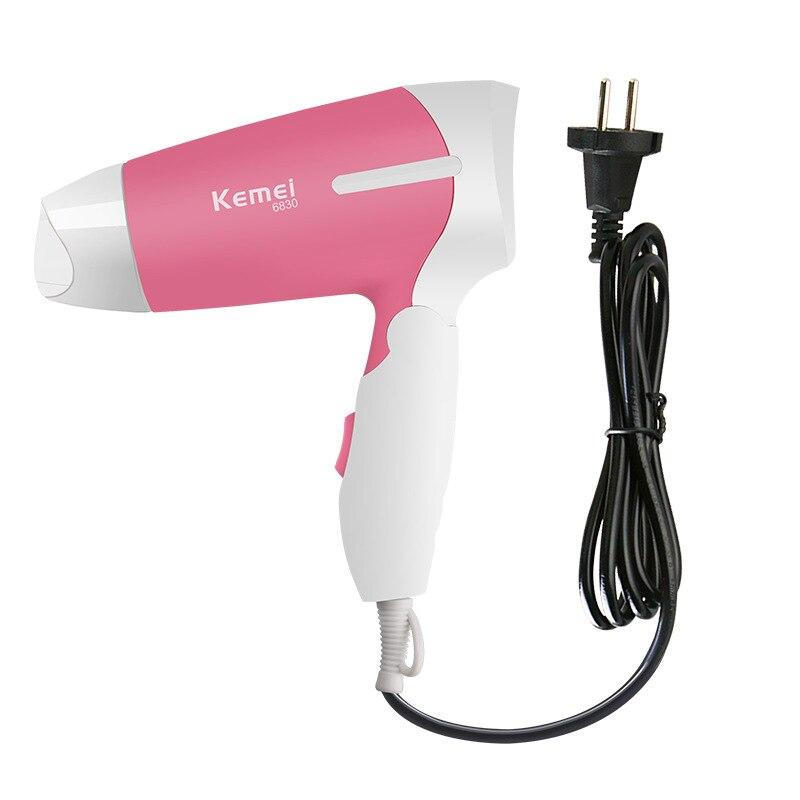 [HCM]Máy Sấy Tóc Mini Gấp Gọn Du Lịch Với 2 Tốc Độ Sấy Kemei  KM-6830