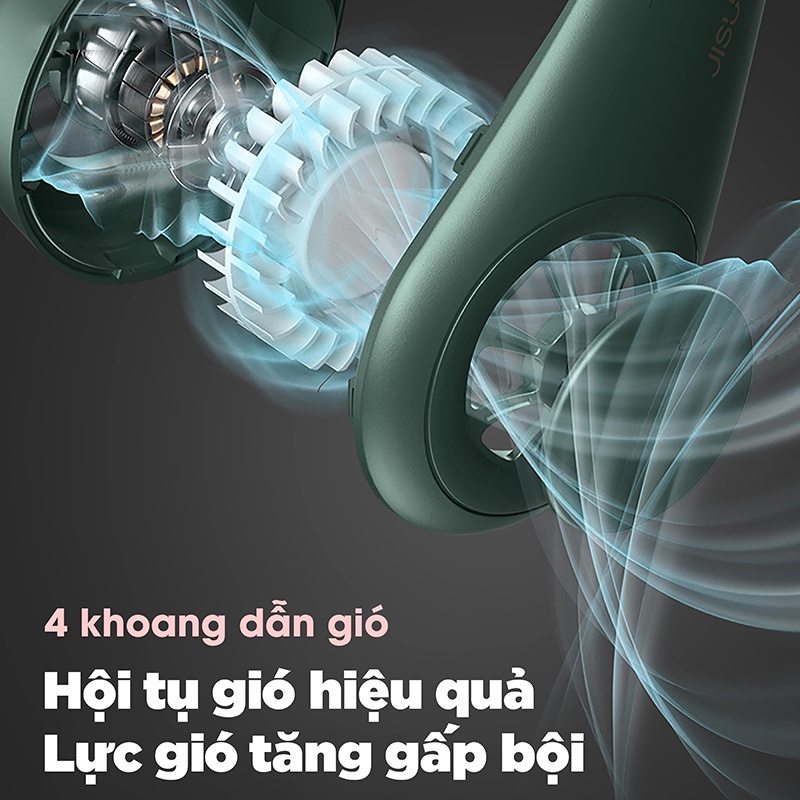 ( BẢO HÀNH 24 THÁNG ) Quạt Mini Đeo Cổ Không Cánh, Quạt Mini Sạc Điện, Quạt Đeo Cổ Mini Pin Khủng 4000 Mah, Quạt Mini Cầm Tay, Quạt Đeo Cổ Đeo Cổ Thông Minh Nhật Bản, Quạt Đeo Cổ giá rẻ, Quạt Đeo Cổ mini jisulife A12