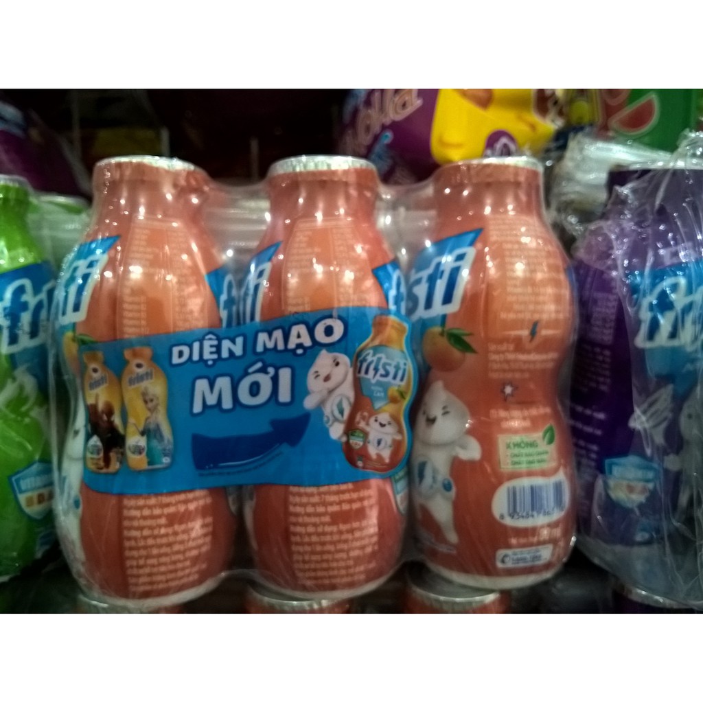 Sữa friti táo/cam/nho/dâu 6chai(Cam)
