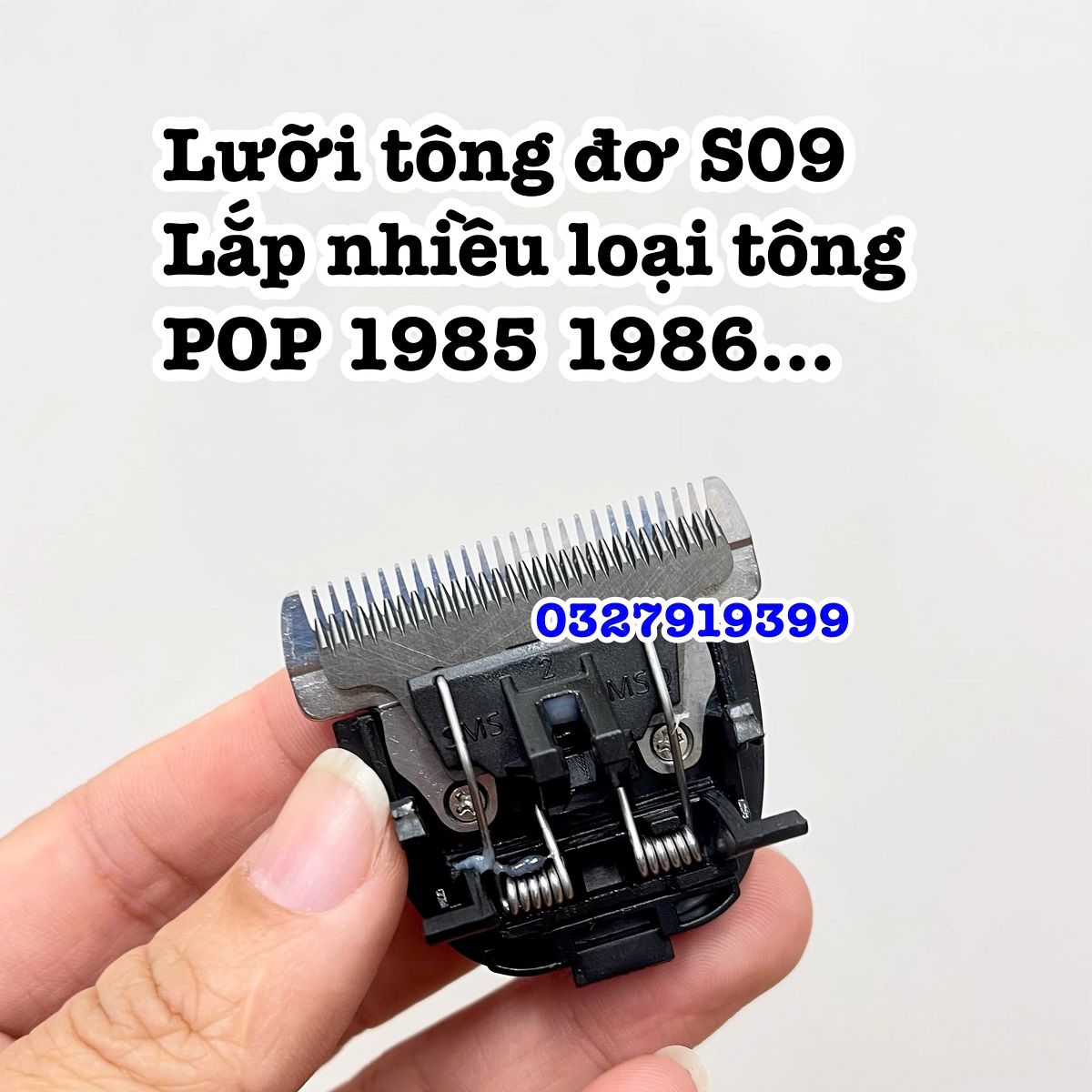 Lưỡi tông đơ titan S09 - lưỡi chân dài