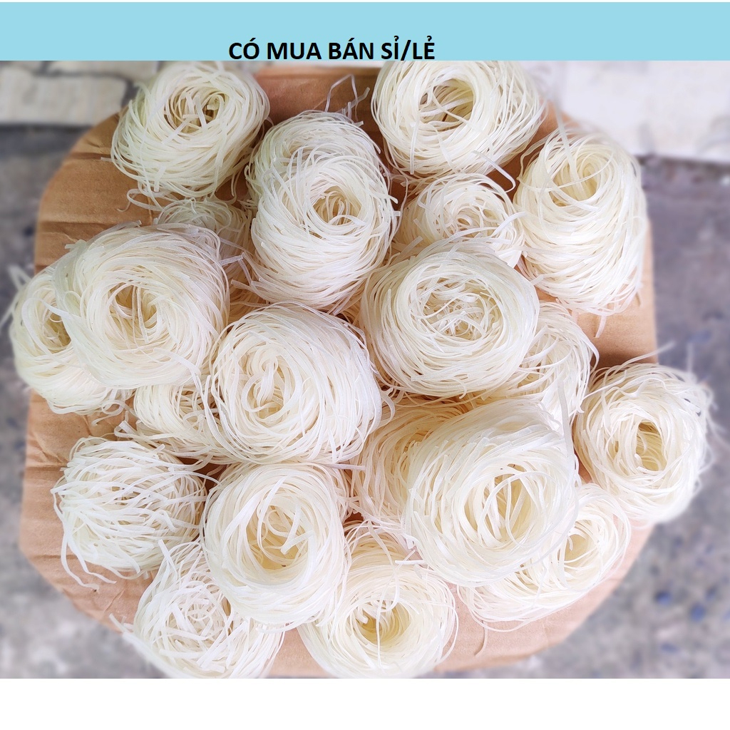 Bún gạo khô Bình Định [ Bún cục cuộn tròn] - Món ngon miền Trung