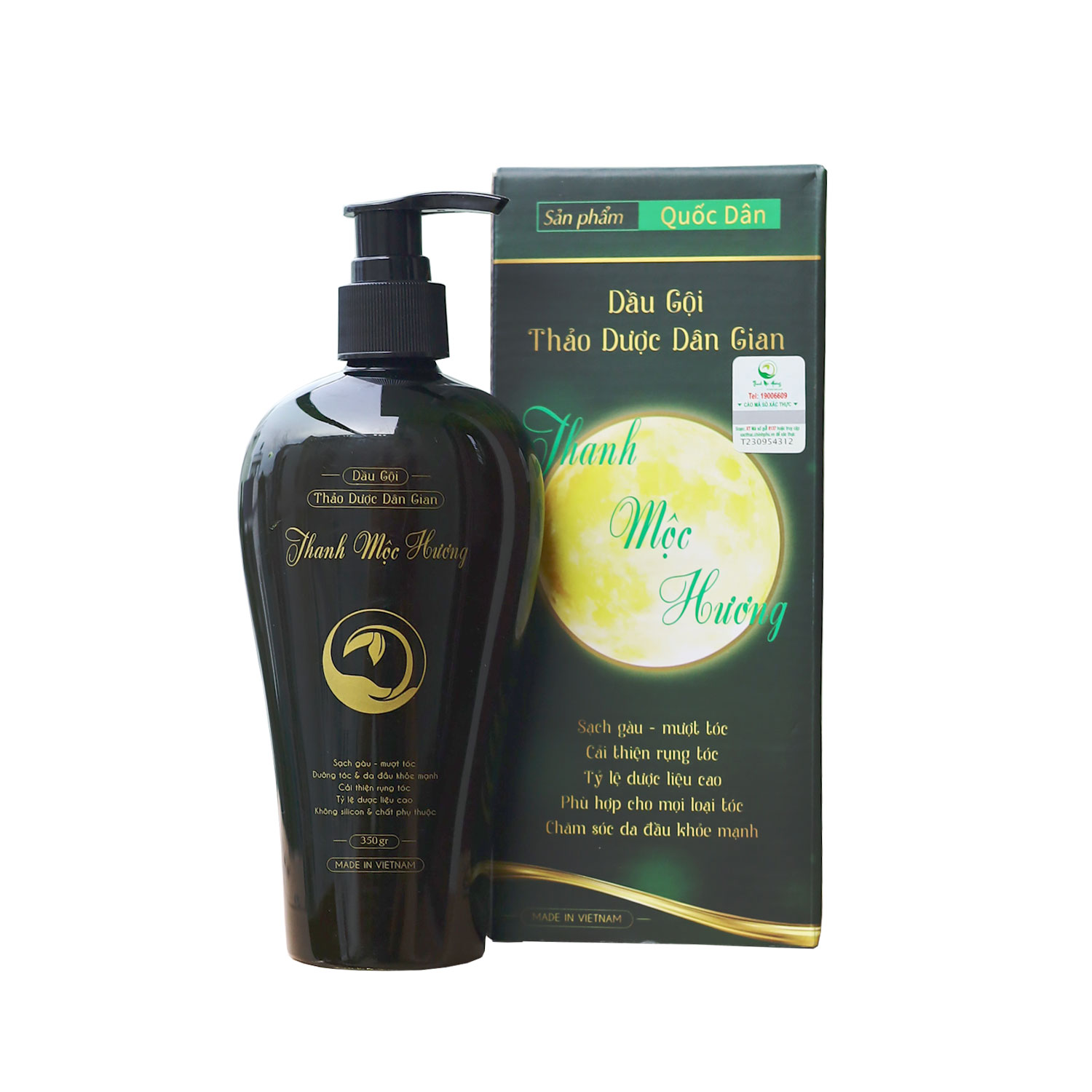 Dầu gội đầu THANH MỘC HƯƠNG 350g chống Nấm Đầu giảm Rụng Tóc Kích Thích Mọc Tóc từ thảo dược dân gian