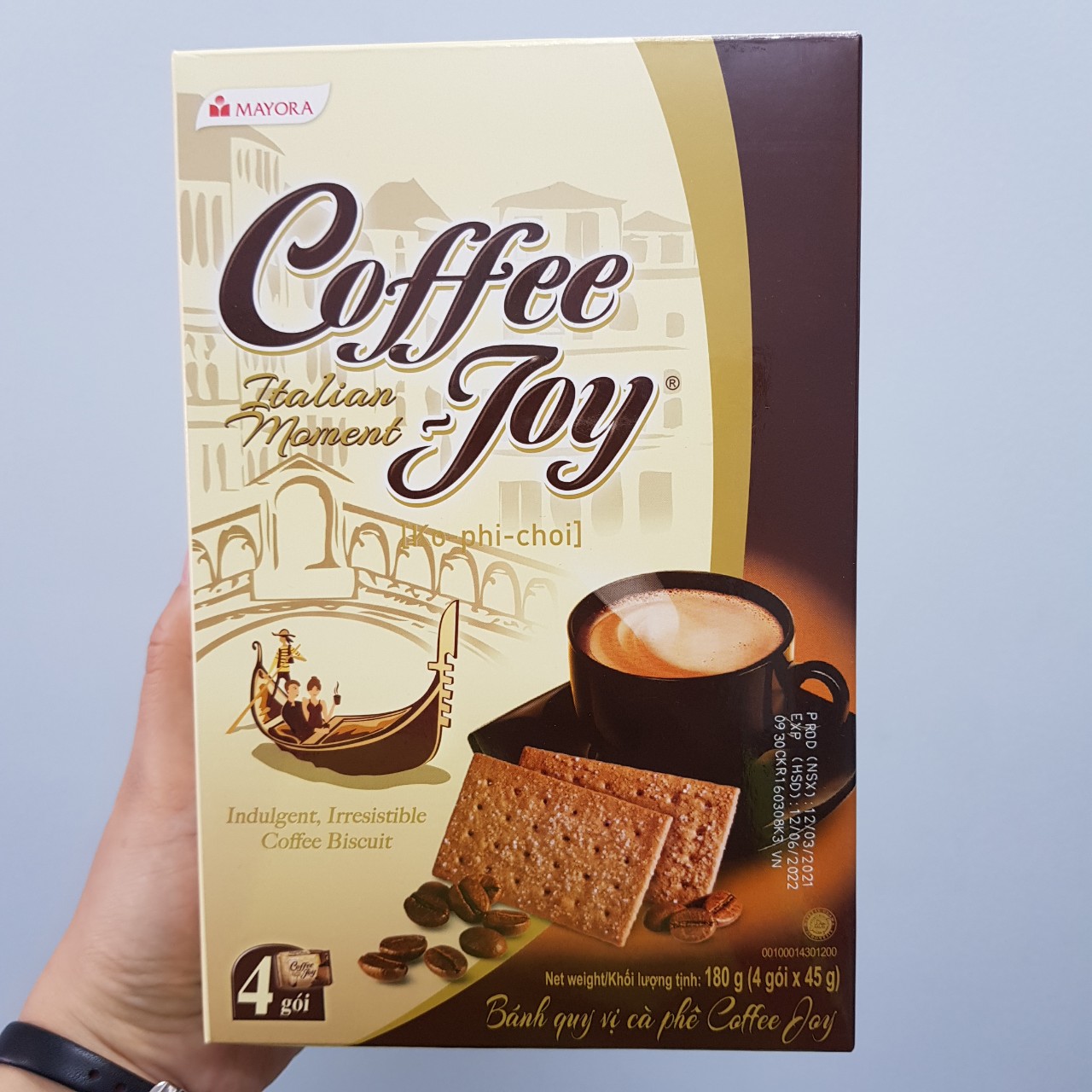 Bánh qui vị cà phê Coffee Joy Mayora