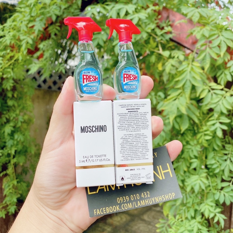 [ CHÍNH HÃNG] Nước hoa mini MOSCHINO FRESH COUTURE EDT 5ml
