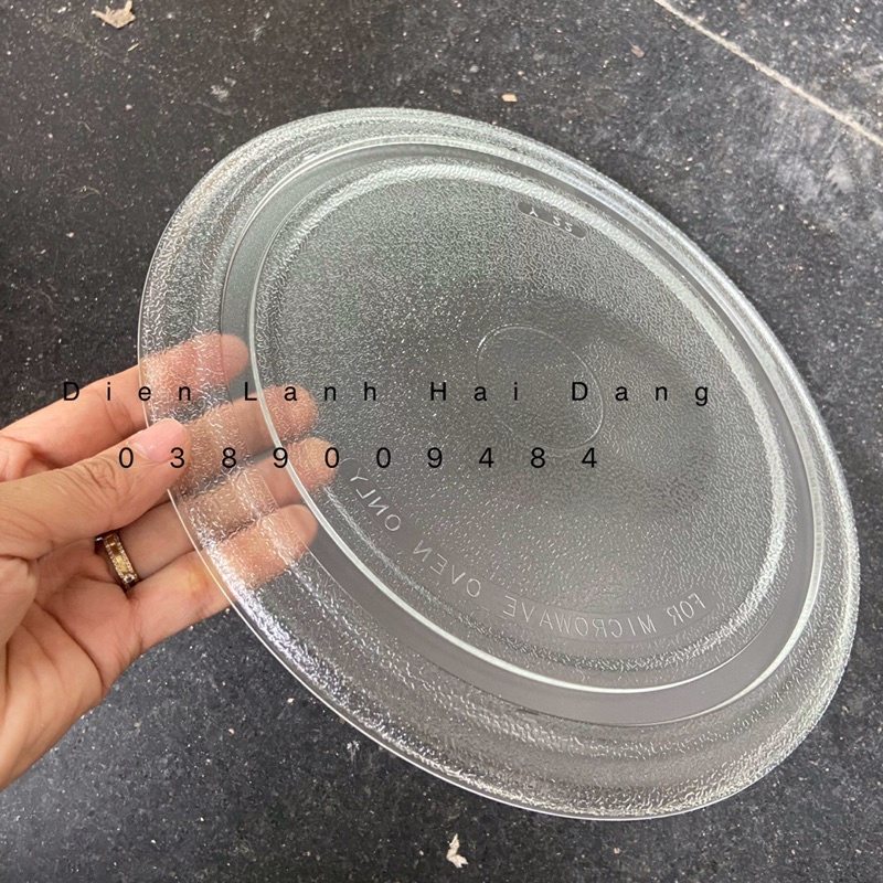 Đĩa lò vi sóng SHARP chính hãng 272mm đáy trơn
