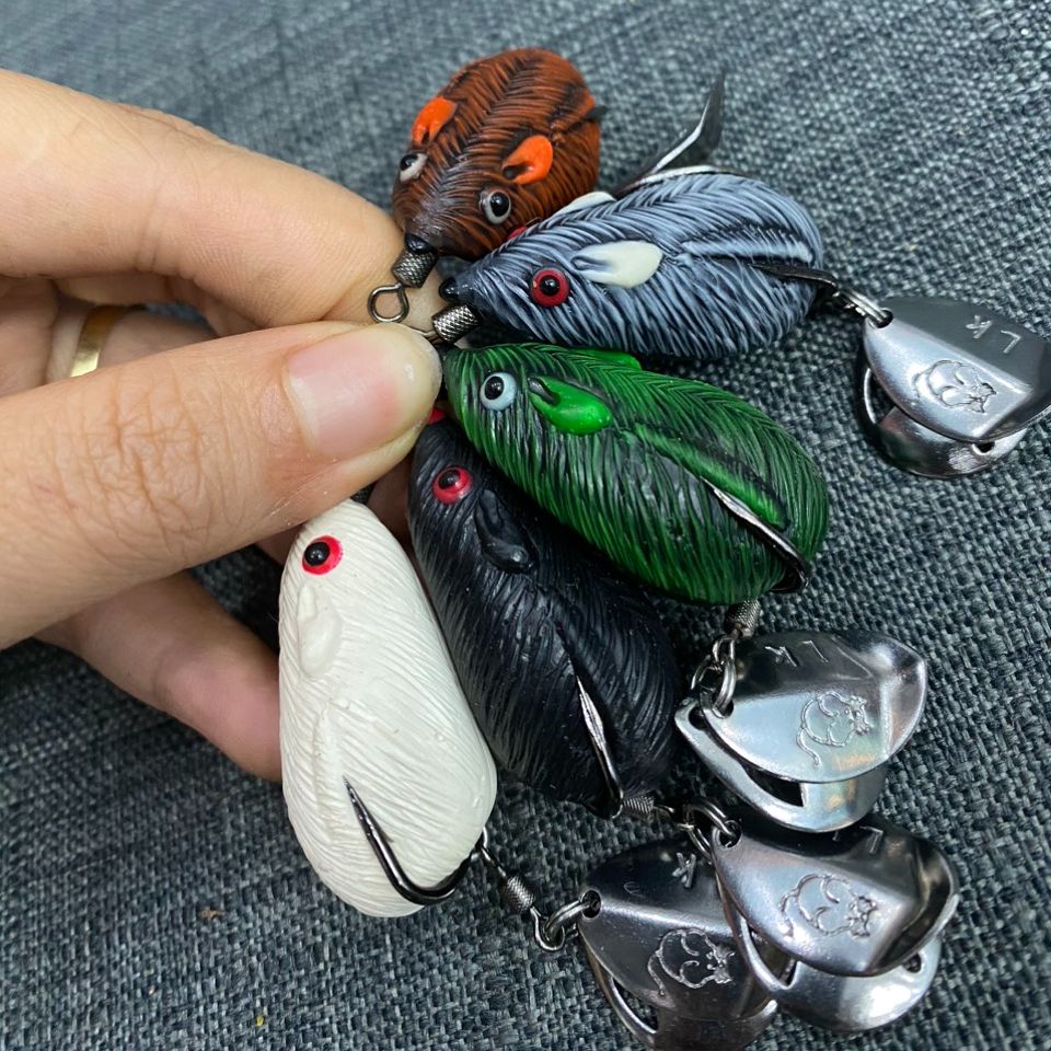 Mồi Câu Lure Chuột LK Bản mới 2023 (Bản nổi mini 7g, mập 8g; Bản Lửng 12g)