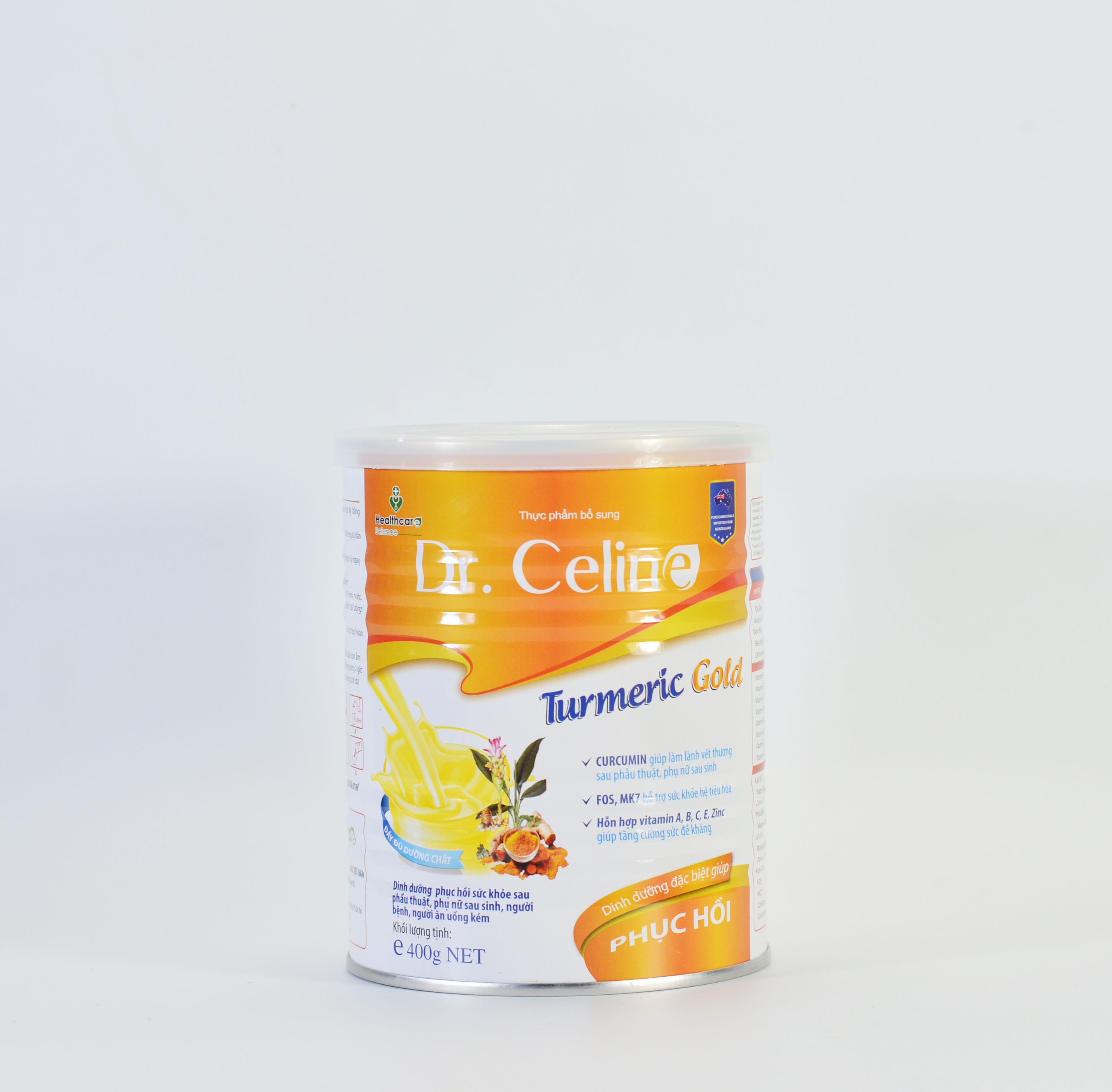 Sữa nghệ phục hồi sức khỏe Dr. Celine 400g