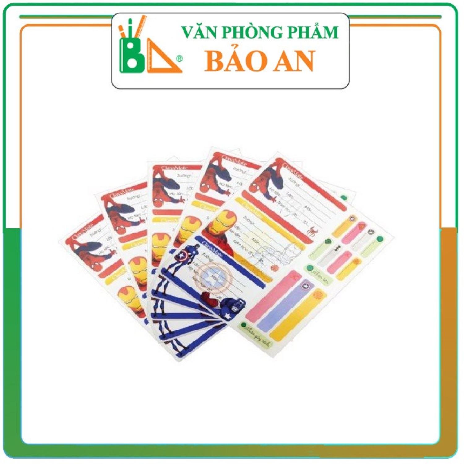 Nhãn vở Classmate Superkid CL-NT227 ( Tập 15 chiếc) - Văn phòng phẩm Bảo An
