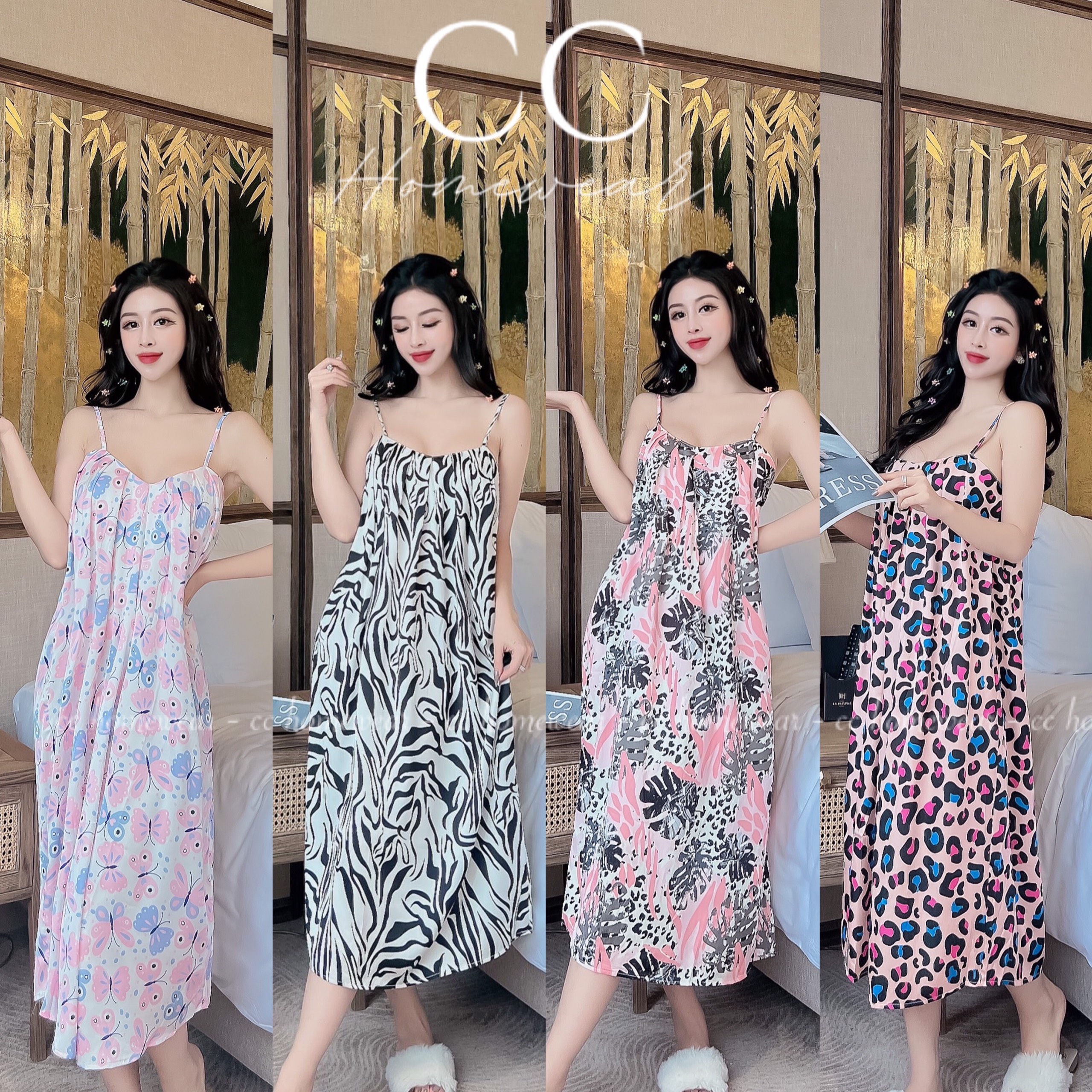ĐẦM 2 DÂY XẾP LY D2DXL_CC Homewear