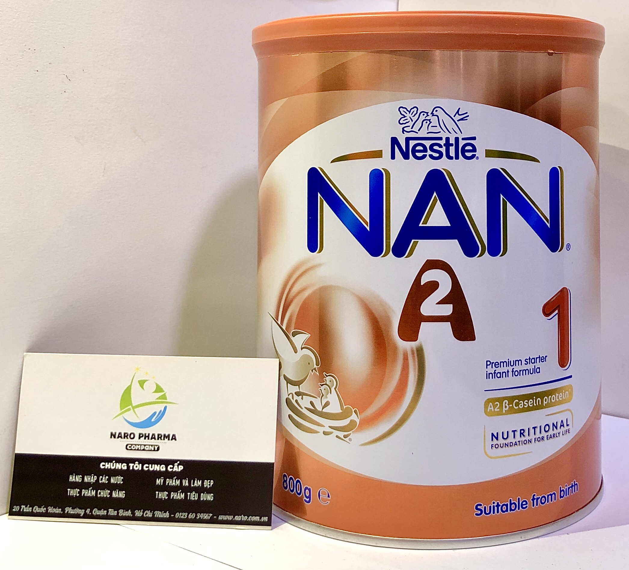 Sữa NAN A2 số 1 - 800gr (   Cho bé  0- 6 tháng tuổi )
