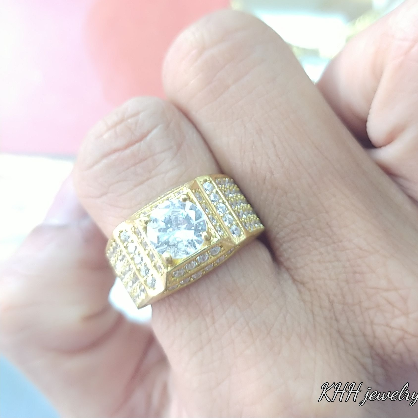 Nhẫn Đá Trắng Vonfram- Vĩnh Viễn Không Phai