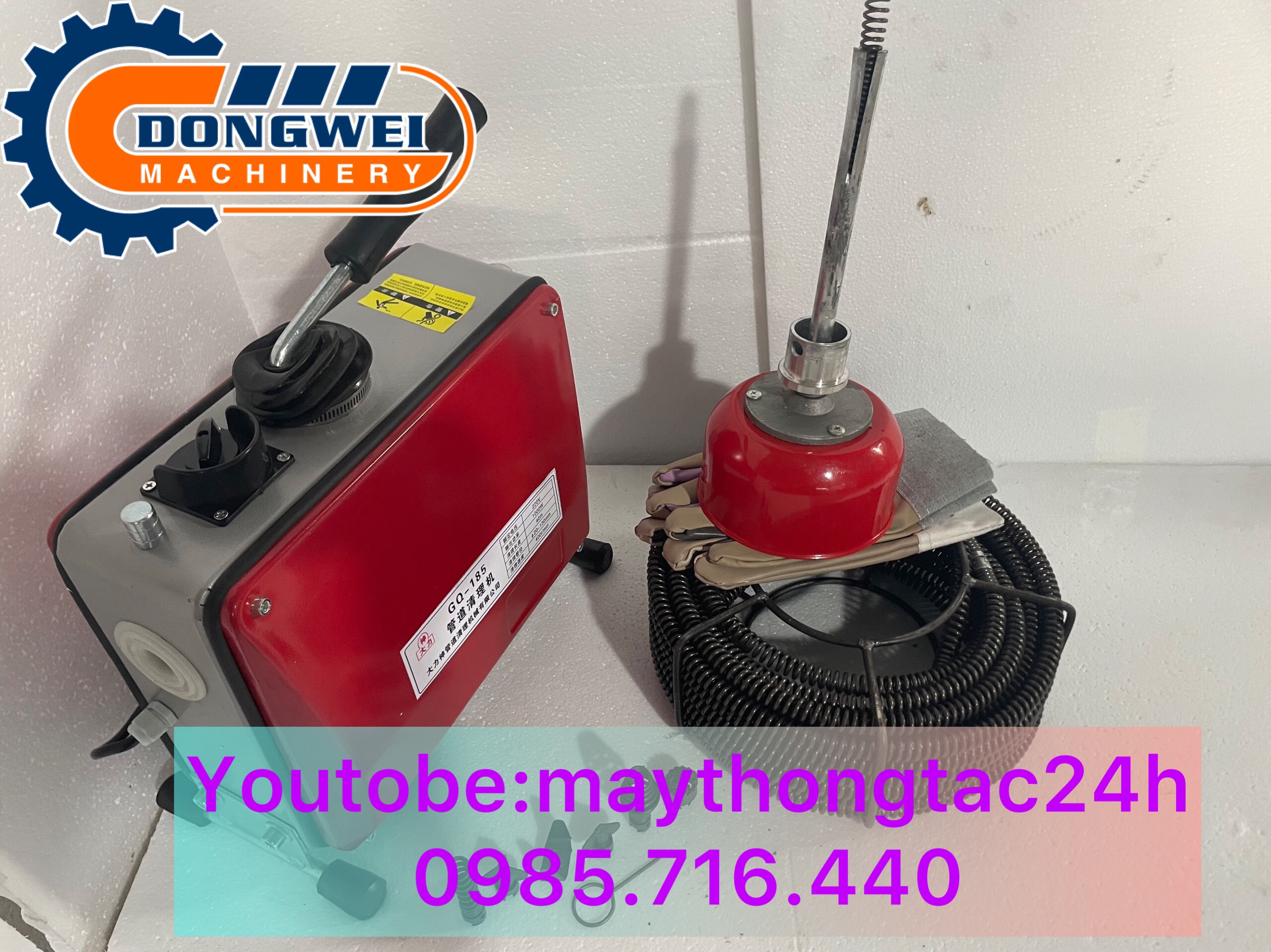 Máy thông cống GQ 185-1000w
