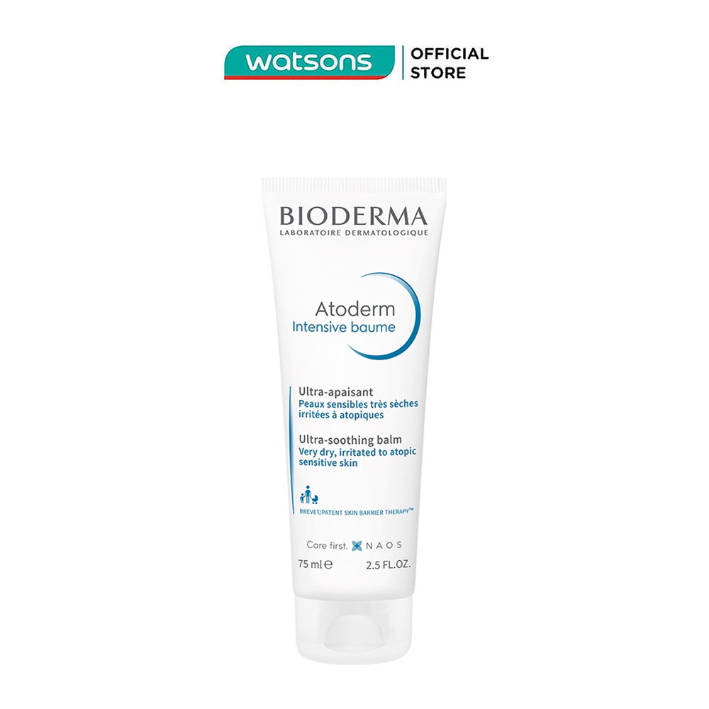 Kem Làm Dịu Da Bioderma Atoderm Intensive Baume Dành Cho Da Rất Khô Hoặc Da Nhạy Cảm 75ml