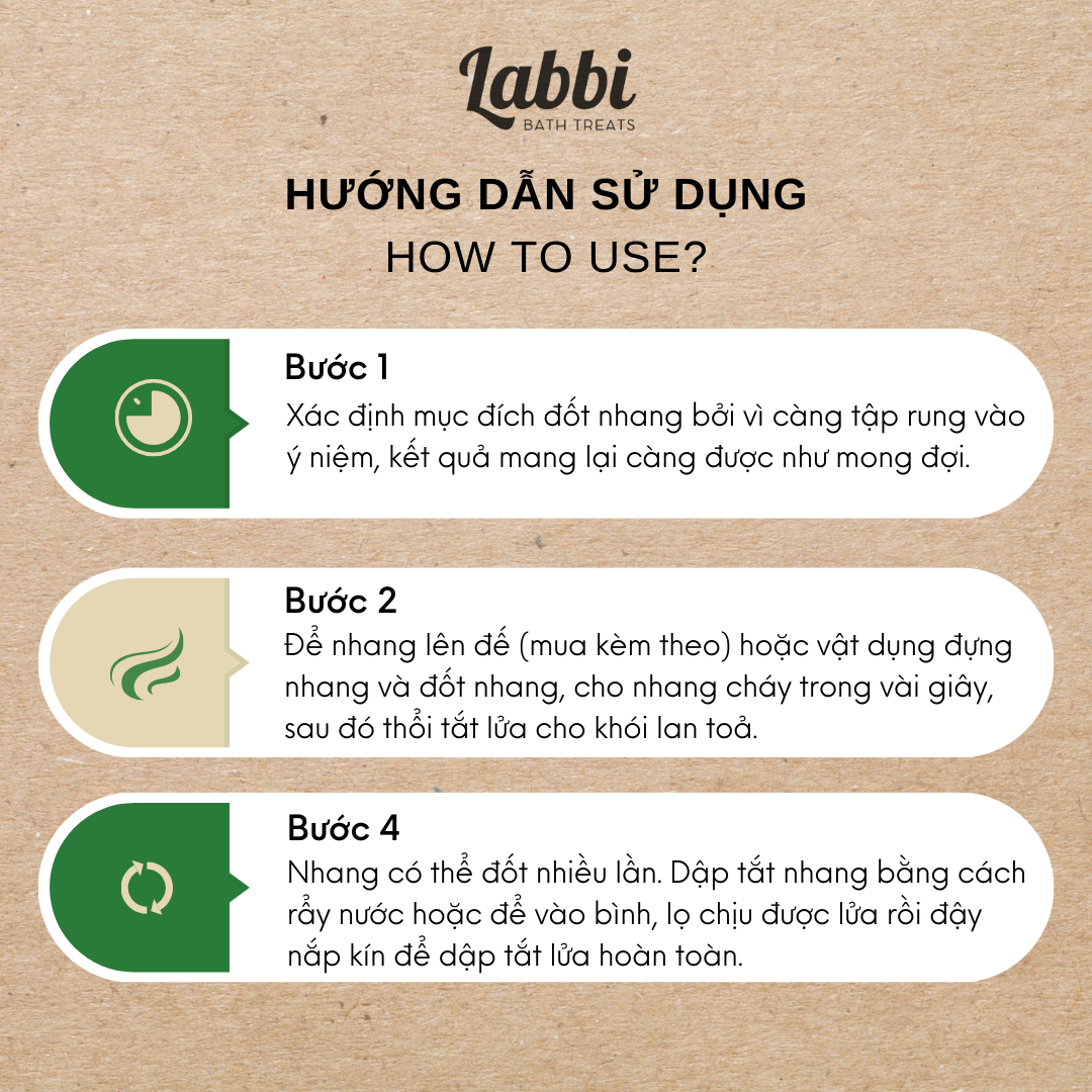 Nhang dây tuyết tùng CEDAR [Labbi] Rope Incense